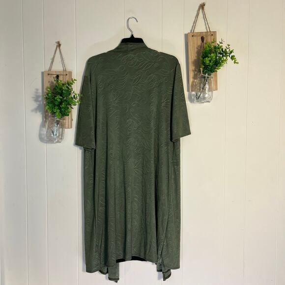 Tiffany & Grey Green & Black Dress w Necklace XL - Picture 2 of 5